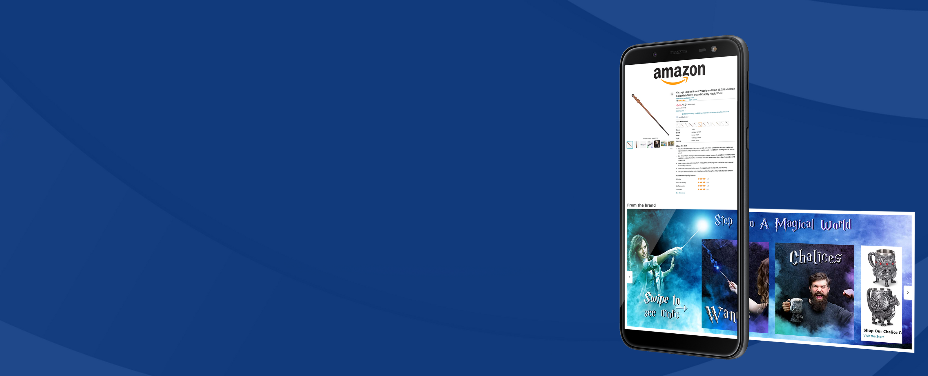 Sincerely Services created The Magical Cottage Garden Amazon Brand Story on Mobile 