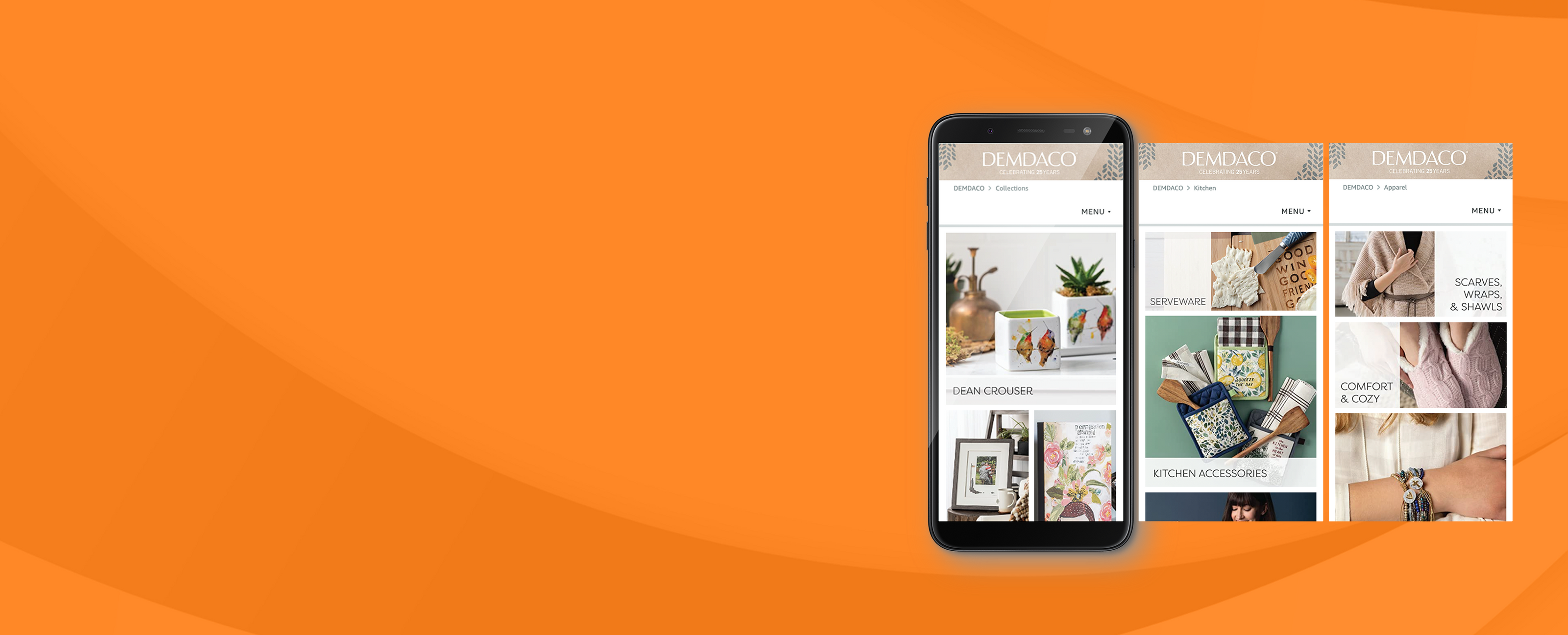 Sincerely Services created DEMDACO Amazon Storefront on Mobile